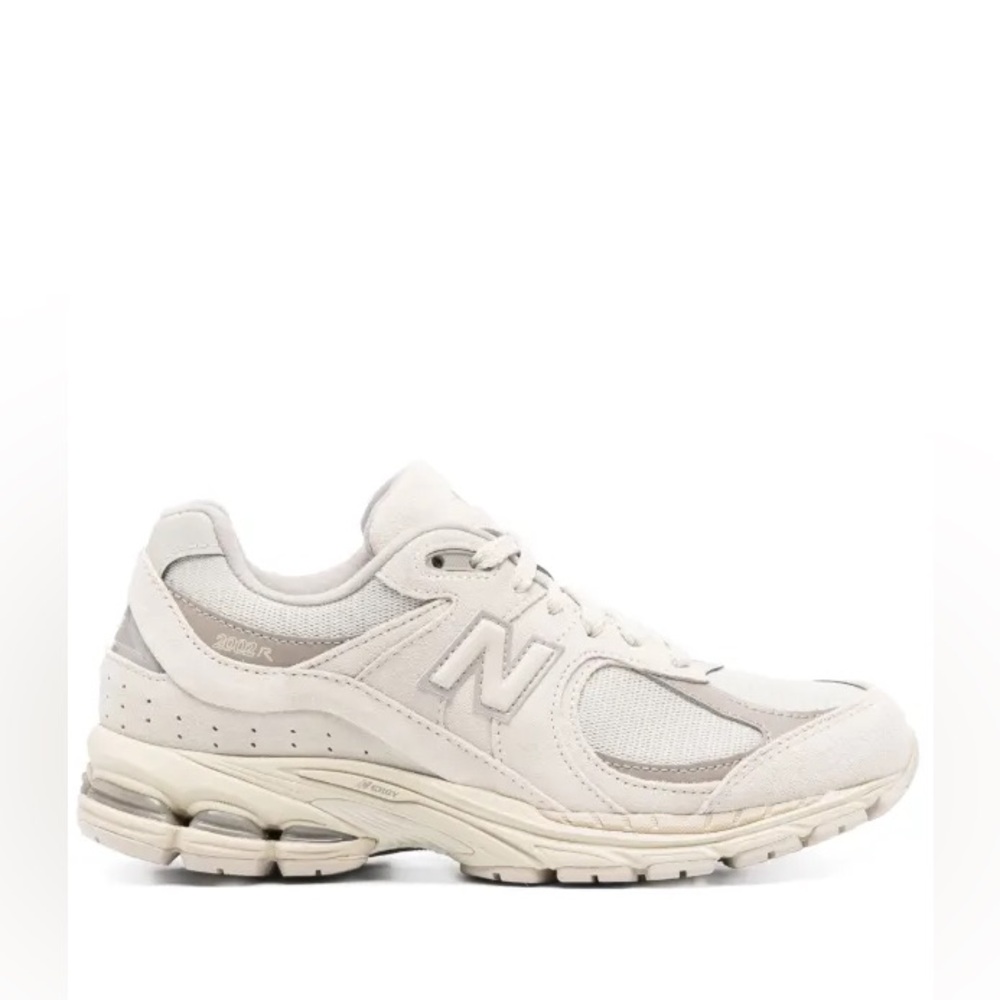 New Balance 2002R Calm Taupe with Angora and Silver Metallic accents